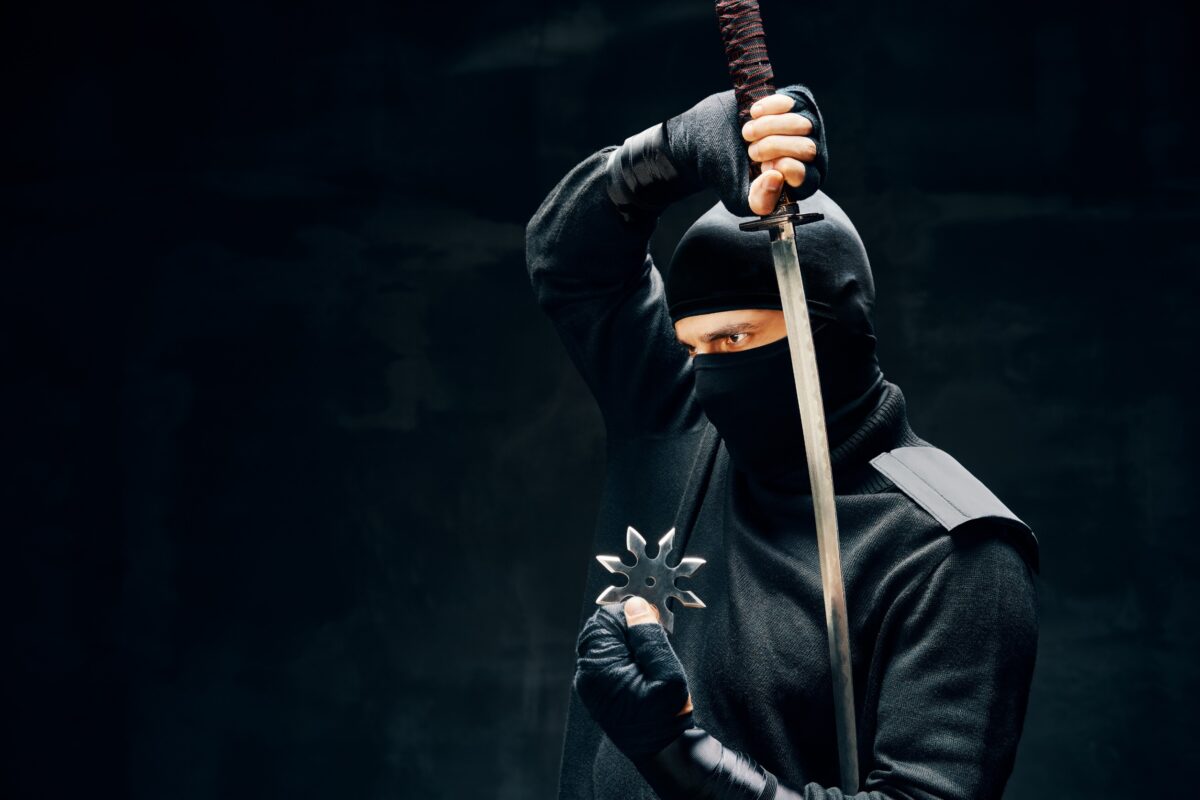 ninja with sword